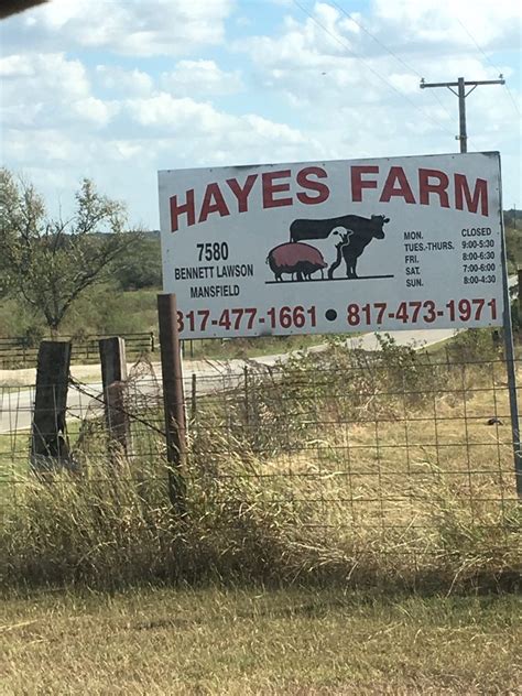 Hayes farm - Address: 7580 Bennett Lawson Rd Mansfield, TX, 76063-4604 United States. 